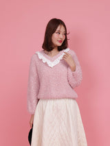 Scallop Glitter Knit - MAISON MARBLE