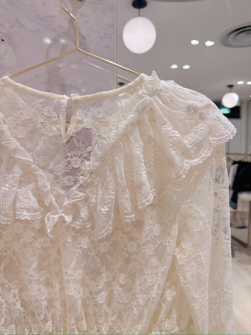 Scarlette Lace Blouse - MAISON MARBLE