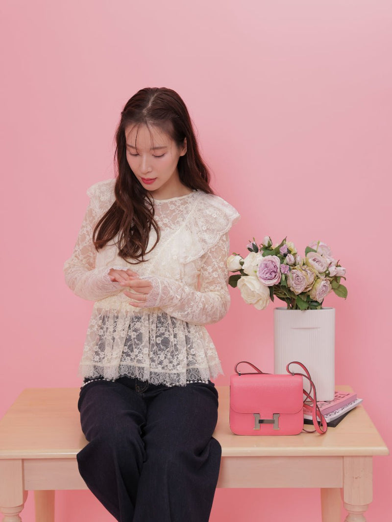 Scarlette Lace Blouse - MAISON MARBLE