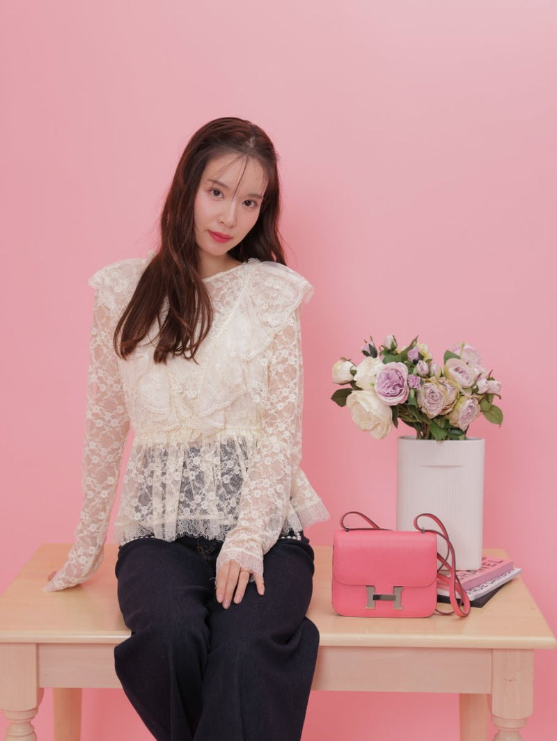 Scarlette Lace Blouse - MAISON MARBLE
