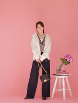 Shaggy Diana Cardigan - MAISON MARBLE