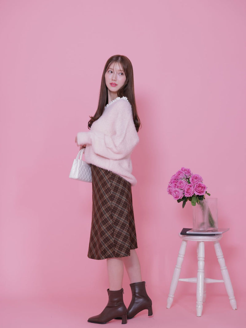 Shaggy Frill Knit - MAISON MARBLE