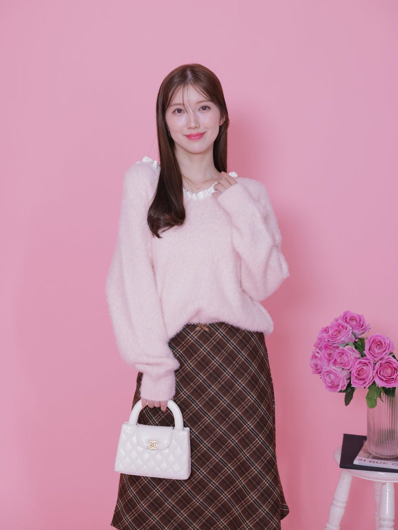 Shaggy Frill Knit - MAISON MARBLE