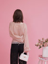 Sheer Blouse Set - MAISON MARBLE