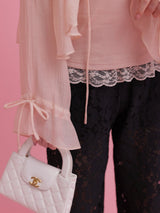 Sheer Blouse Set - MAISON MARBLE