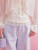 Sheer Blouse Set - MAISON MARBLE