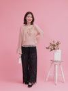 Sheer Blouse Set - MAISON MARBLE