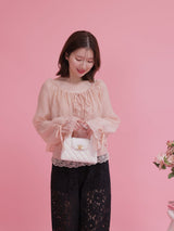 Sheer Blouse Set - MAISON MARBLE