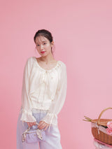 Sheer Blouse Set - MAISON MARBLE