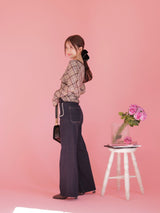 Sheer Check Tops - MAISON MARBLE