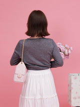 Sheer Lace Cardigan - MAISON MARBLE