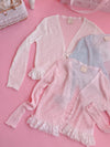 Sheer Pearl Cardigan - MAISON MARBLE