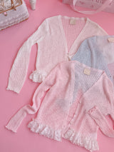 Sheer Pearl Cardigan - MAISON MARBLE