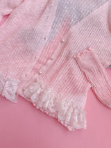 Sheer Pearl Cardigan - MAISON MARBLE