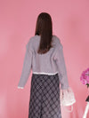 Short Ribbon Cardigan - MAISON MARBLE