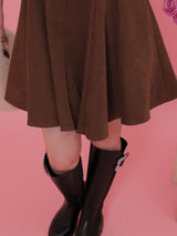 Shoulder Ribbon Dress - MAISON MARBLE