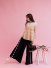 Side Flower Lace Pants - MAISON MARBLE