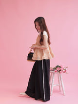 Side Flower Lace Pants - MAISON MARBLE