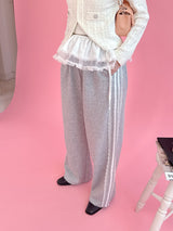 Side Lace Easy Pants - MAISON MARBLE