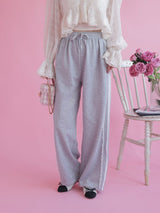 Side Lace Easy Pants - MAISON MARBLE