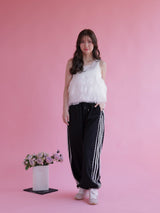 Side Lace Easy Pants - MAISON MARBLE