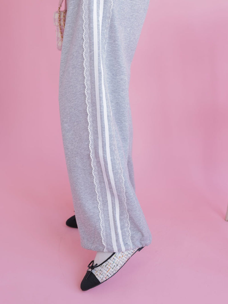 Side Lace Easy Pants - MAISON MARBLE