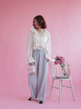 Side Lace Easy Pants - MAISON MARBLE