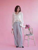 Side Lace Easy Pants - MAISON MARBLE