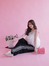 Side Lace Easy Pants - MAISON MARBLE