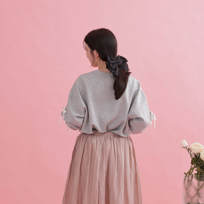 Side Ribbon Sweater - MAISON MARBLE