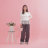 Silk Satin Pants - MAISON MARBLE