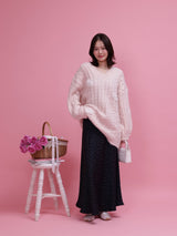 Silky Flower Skirt - MAISON MARBLE