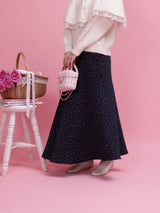Silky Flower Skirt - MAISON MARBLE