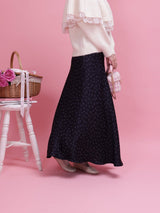 Silky Flower Skirt - MAISON MARBLE