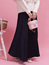 Silky Flower Skirt - MAISON MARBLE