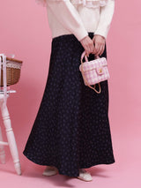 Silky Flower Skirt - MAISON MARBLE