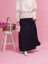 Silky Flower Skirt - MAISON MARBLE
