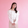 Sophie Frill Blouse - MAISON MARBLE
