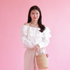 Sophie Frill Blouse - MAISON MARBLE