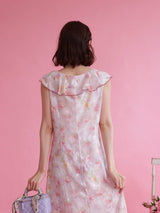 Summer Watercolor Dress - MAISON MARBLE
