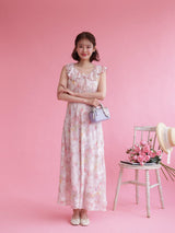 Summer Watercolor Dress - MAISON MARBLE