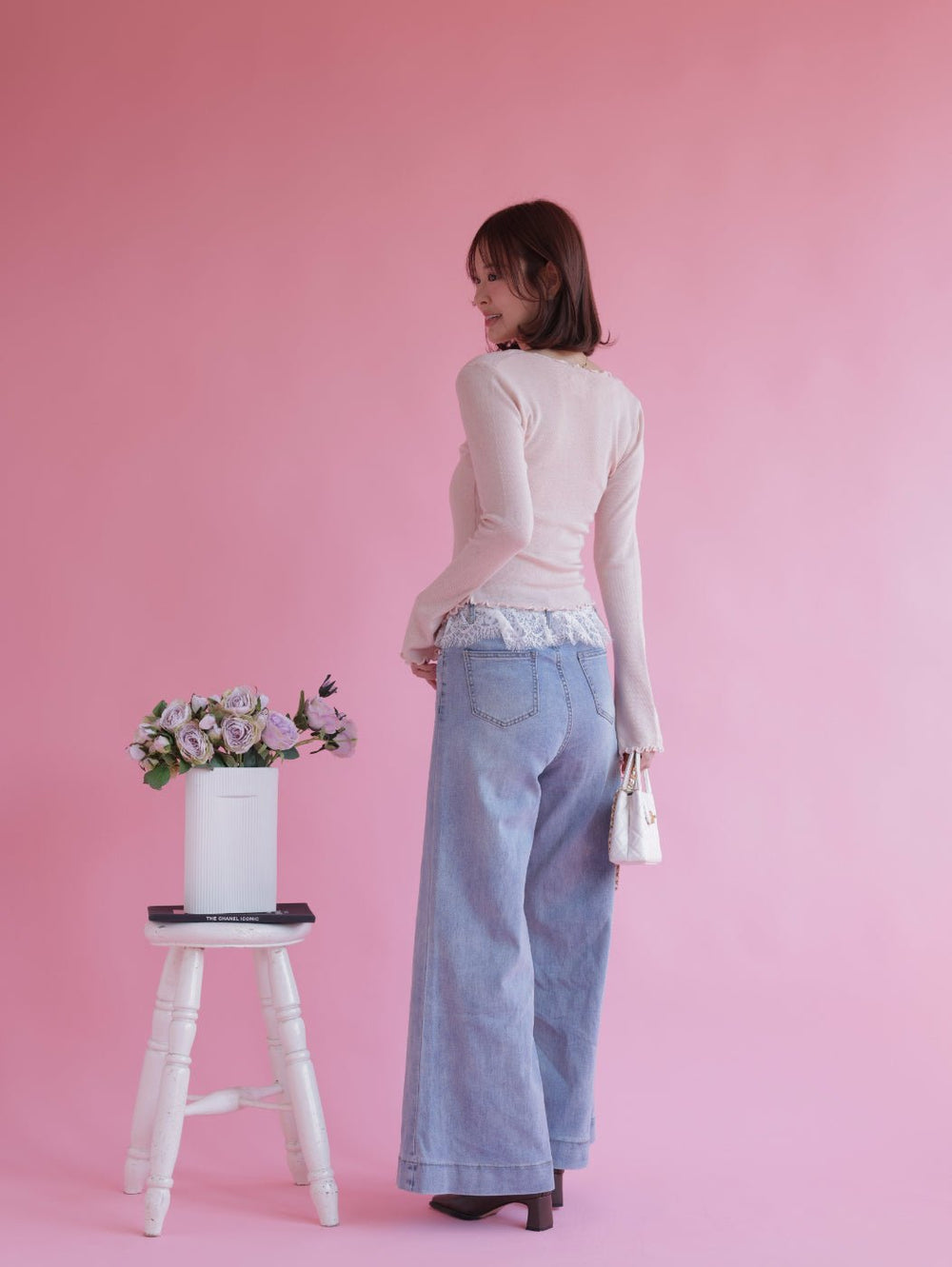 新品★未使用　メゾンマーブルLace Swan Denim Lサイズ 再販】Swan Stretch Denim – MAISON MARBLE