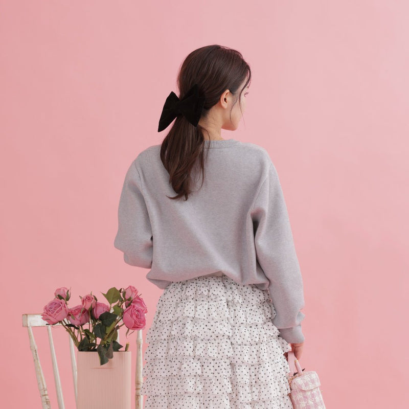 Sweet Emblem Knit - MAISON MARBLE