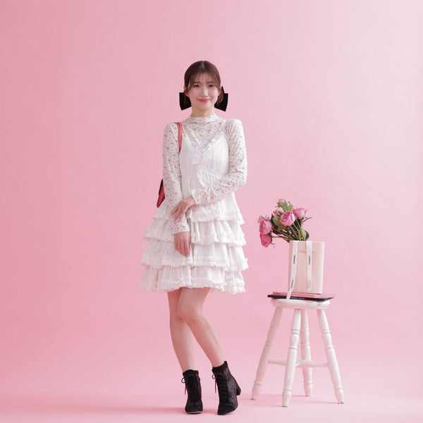 Tiered Cotton Cami - MAISON MARBLE