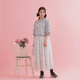 Tiered Dot Skirt - MAISON MARBLE