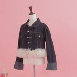 Tulle Denim Jacket - MAISON MARBLE