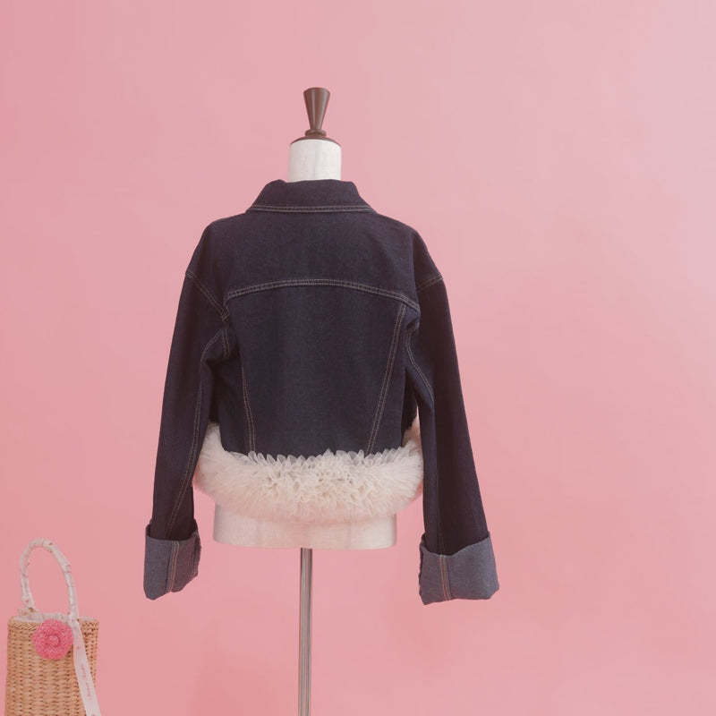 Tulle Denim Jacket - MAISON MARBLE