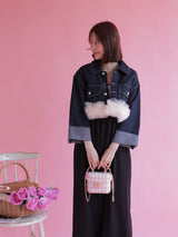 Tulle Denim Jacket - MAISON MARBLE