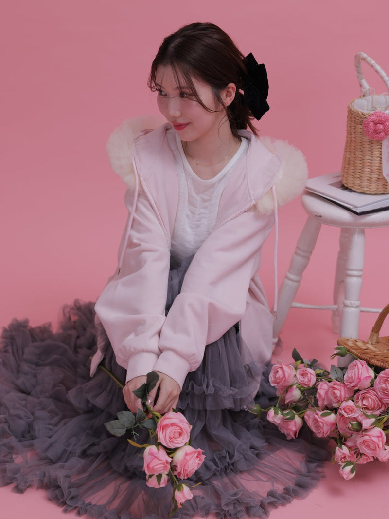 Tulle Hoodie
