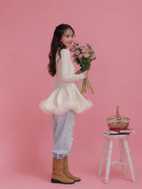 Tulle Peplum Cardigan - MAISON MARBLE